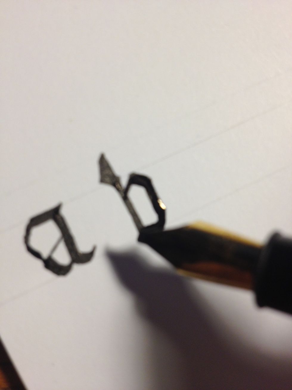 Finish it off with a second trunk and a straight line across the bottom line.