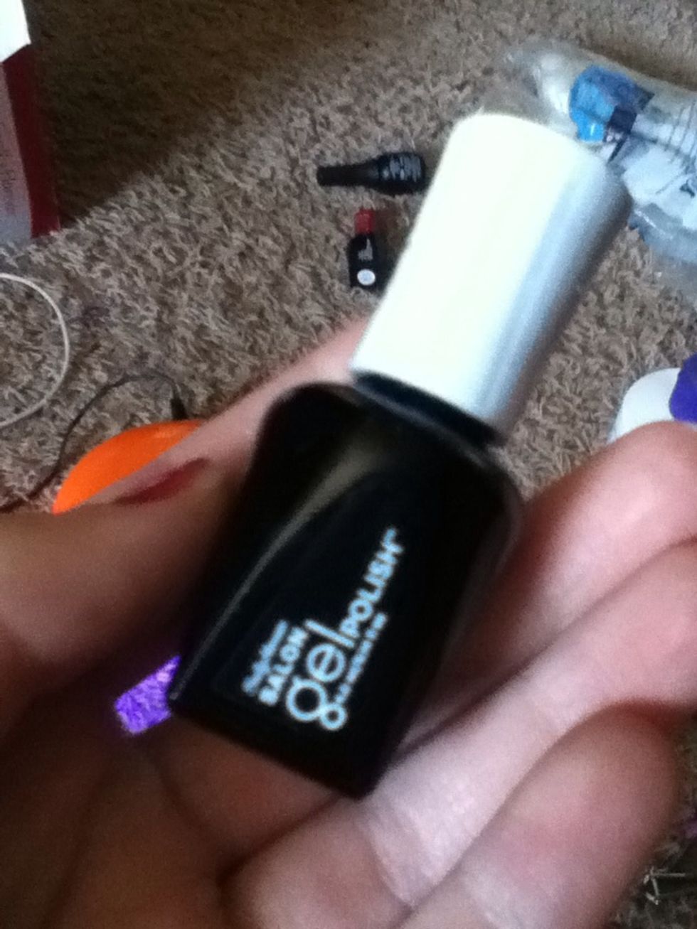 Finish it off with a top coat (: use the lamp for 30 seconds one last time!