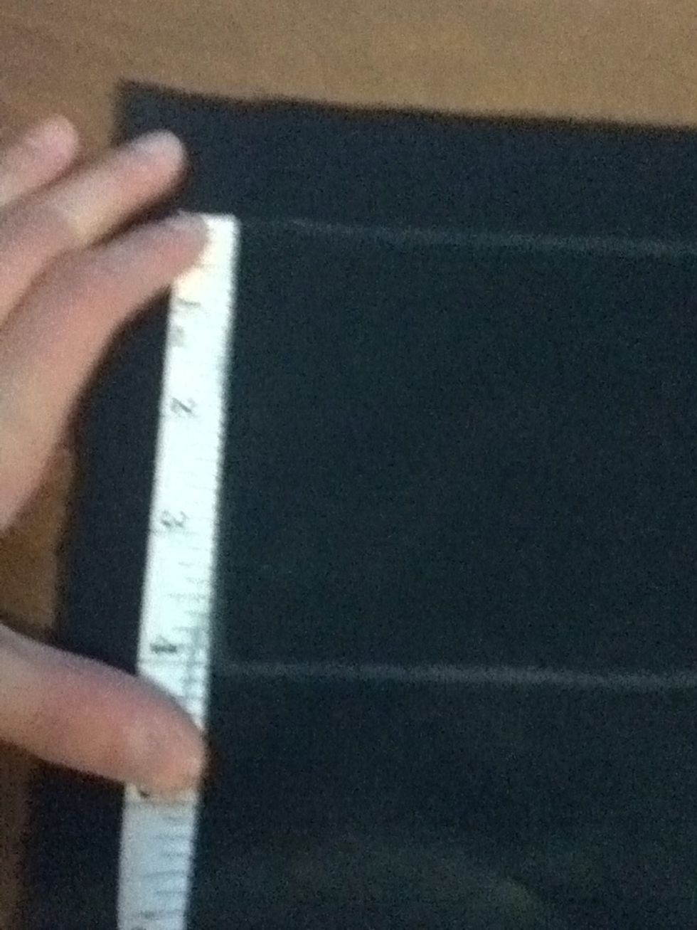 Finish it so it makes a complete rectangle.