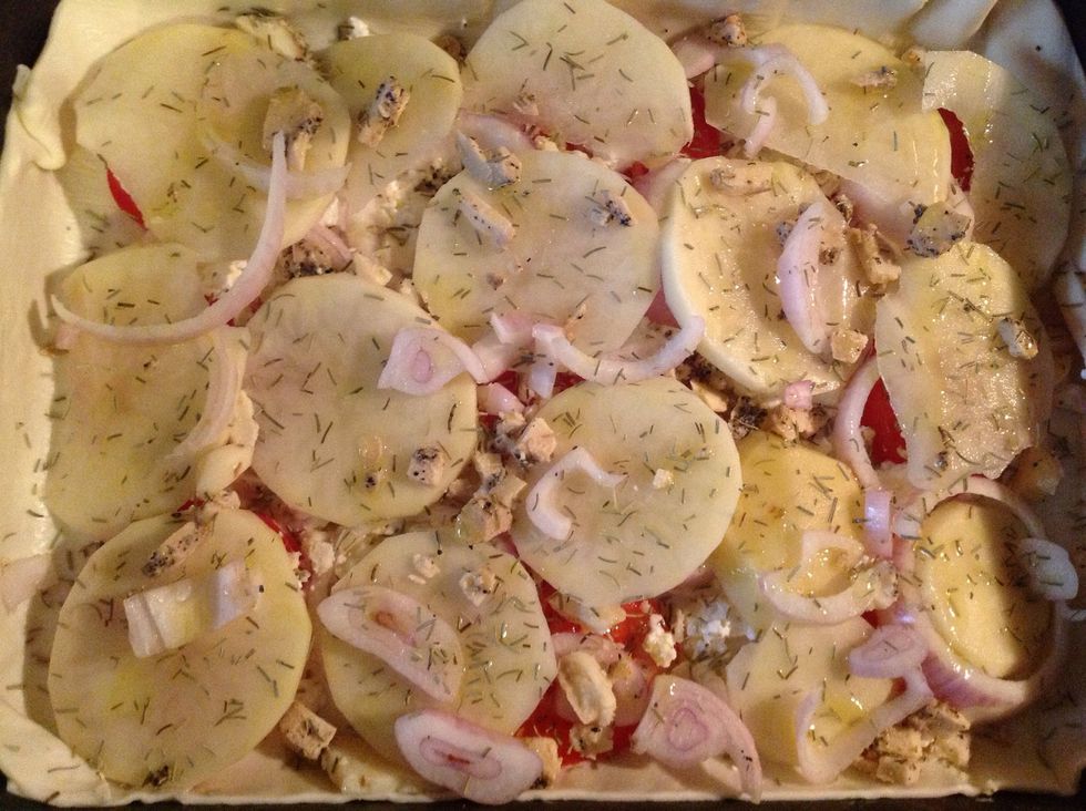 Finish off with a handful of rosemary.