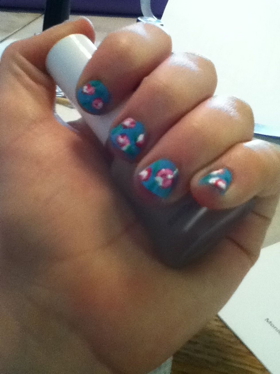 Finish off with a topcoat and you're done!