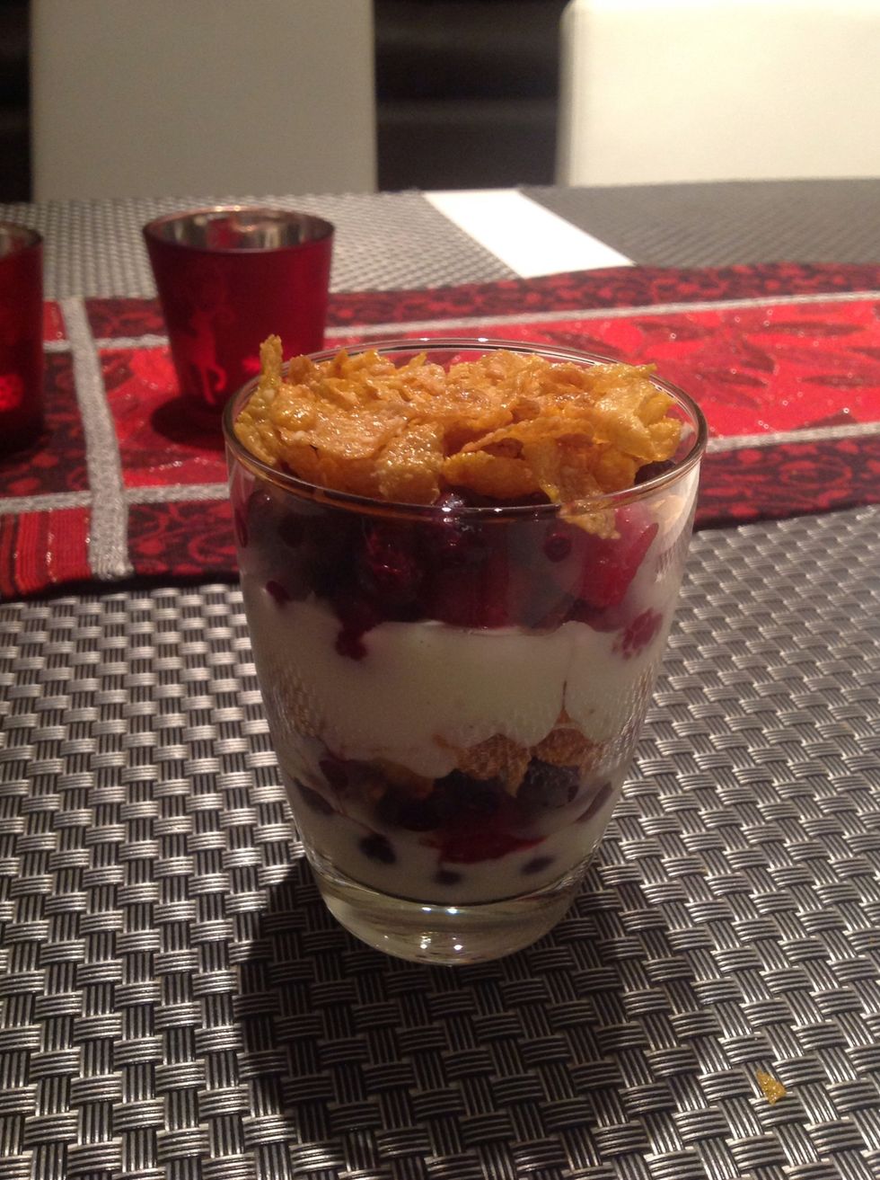 Finish off with your cereal.