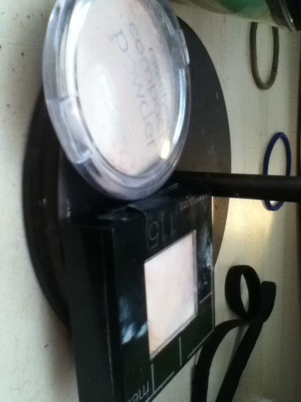 Finish off your skin makeup with a pressed powder (tinted or transparent) to keep your face matte all day (: these are both great! The essence powder and the Maybelline Fit me!