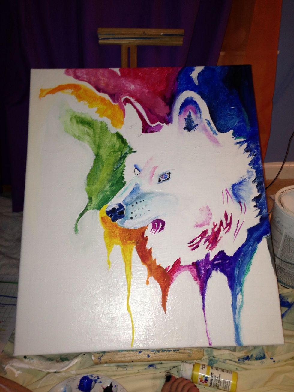 Finish the back ground! Play with it!!!