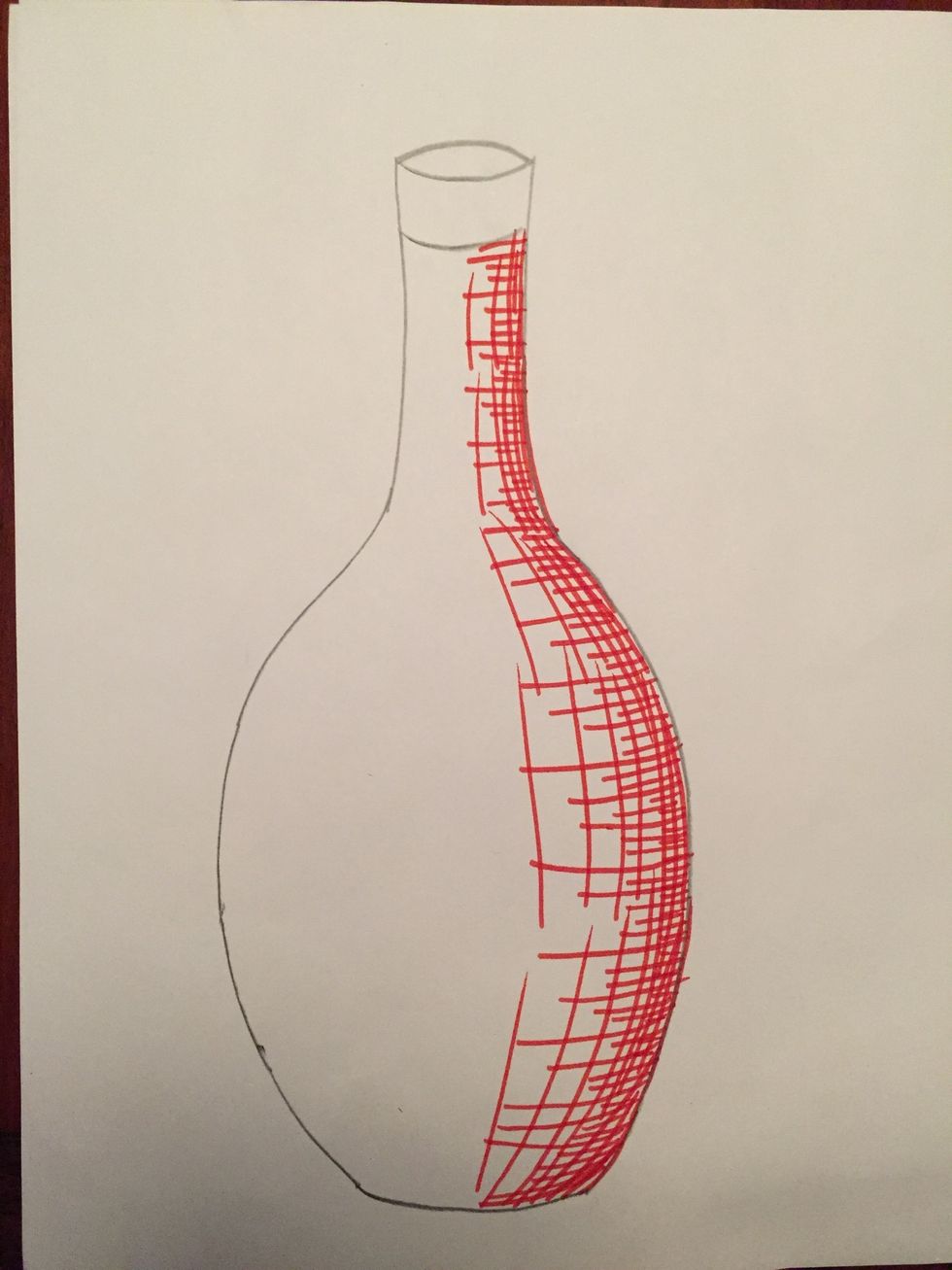 Finish the right side.