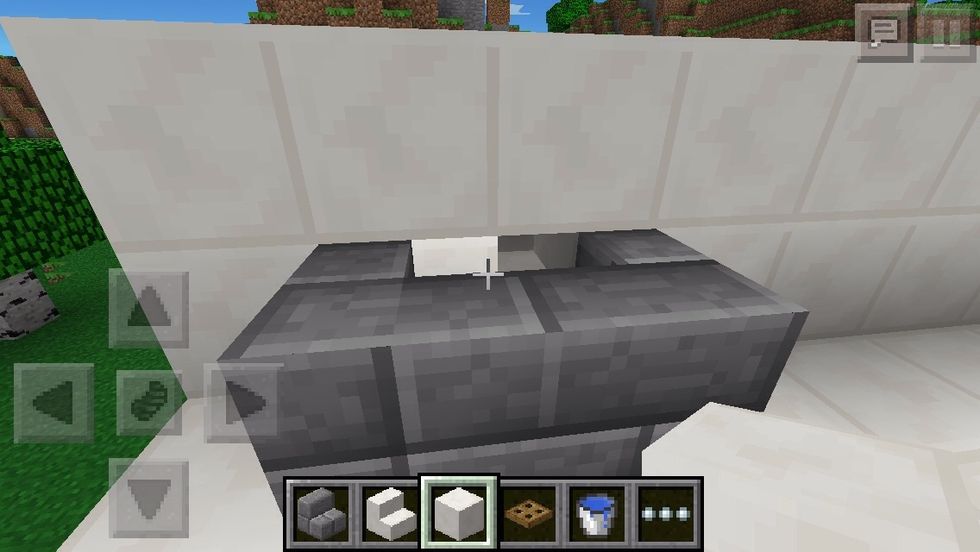 finish the wall, youll have a small hole but it could just be a drain