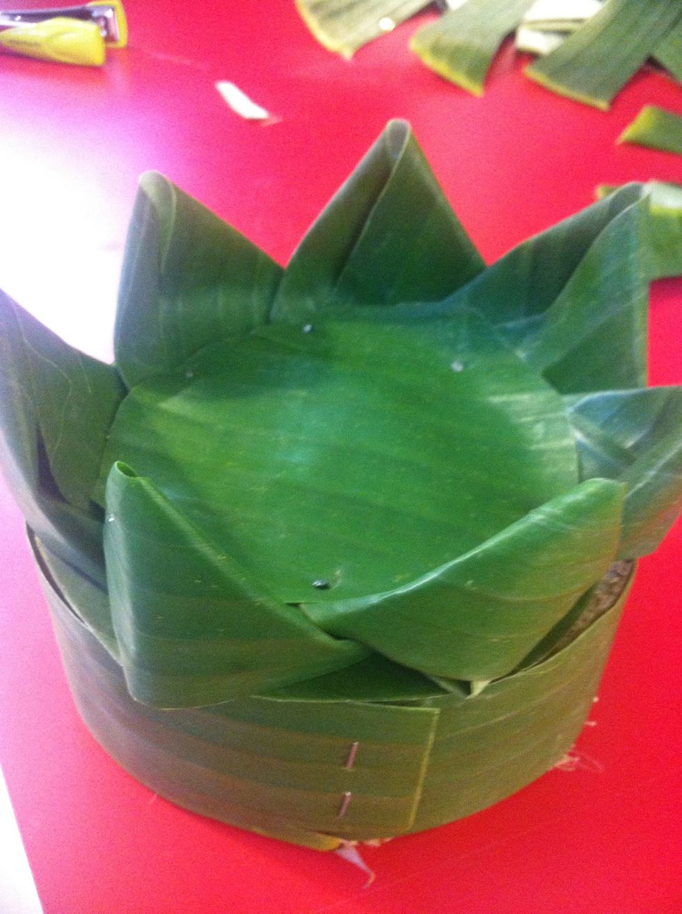 Finish This is lotus style of Krathong . This style very easy, I make every years ^^