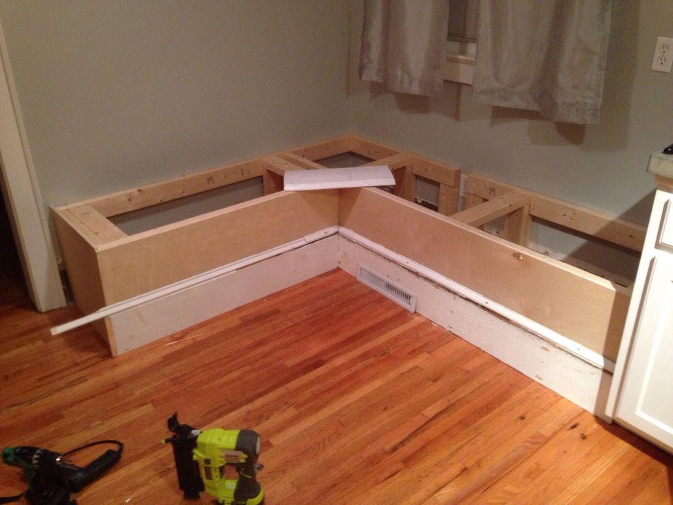 Finish trim if necessary.
