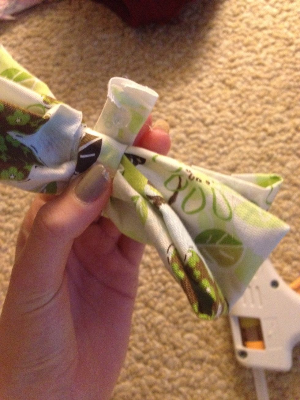 Finish with a bead of glue!