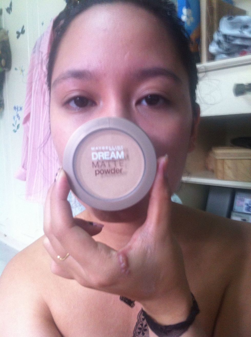 Finish with a powder just a bit okay?
