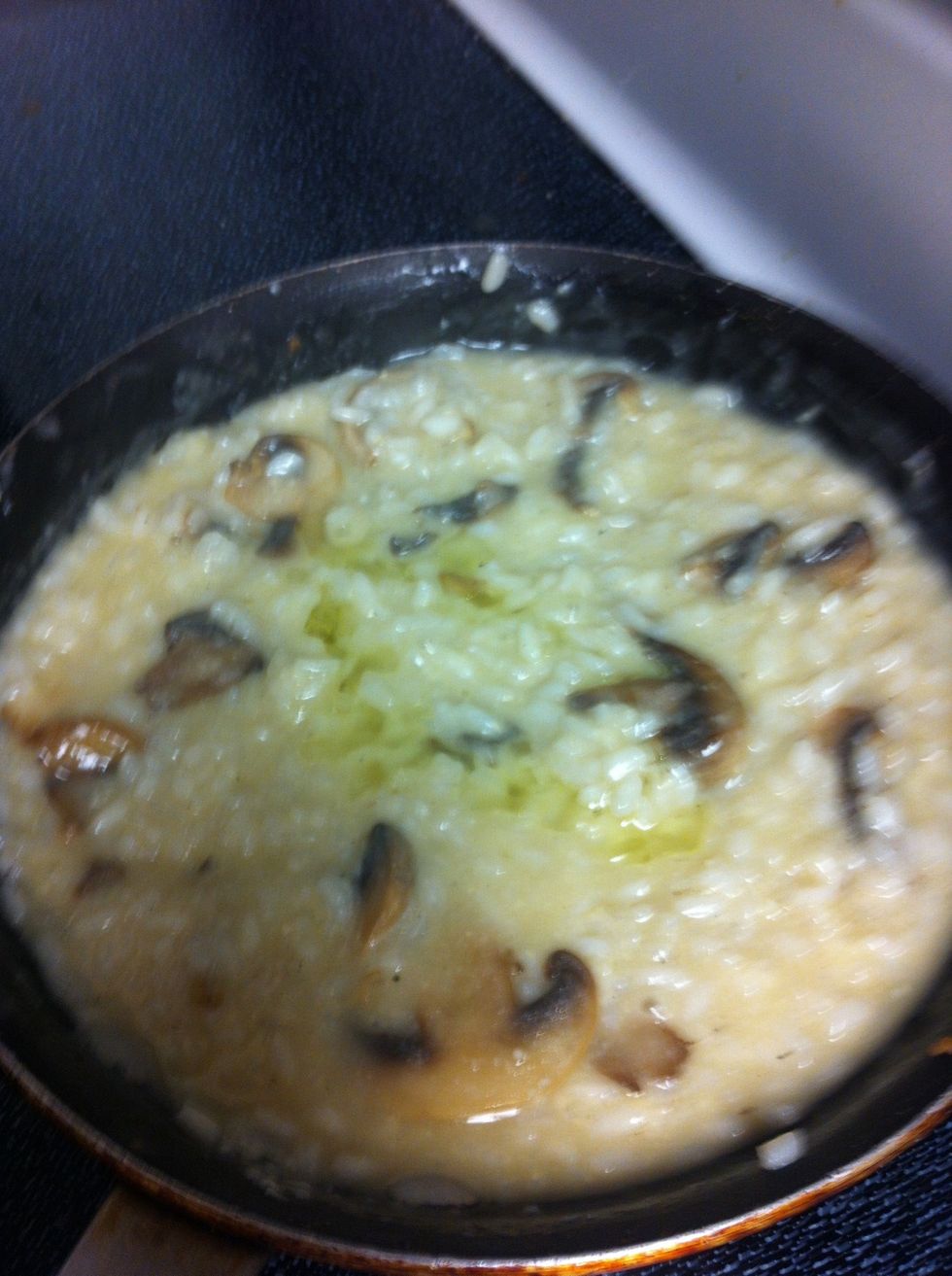 Finish with light drizzle of Truffle Oil.