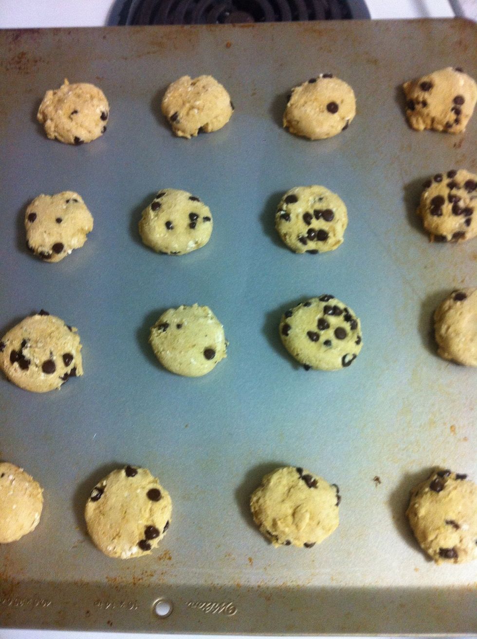 Finished cookies! Makes around 20 small cookies