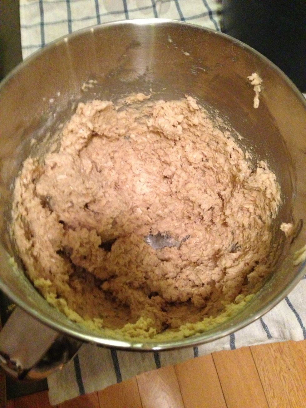 Finished dough.