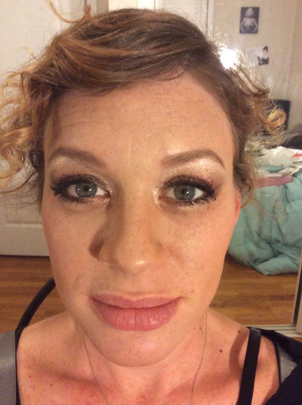 Finished!!! I finished her face makeup for coverage here but this is a guide for her eyes only!! I will make another guide for full coverage on your face!!
