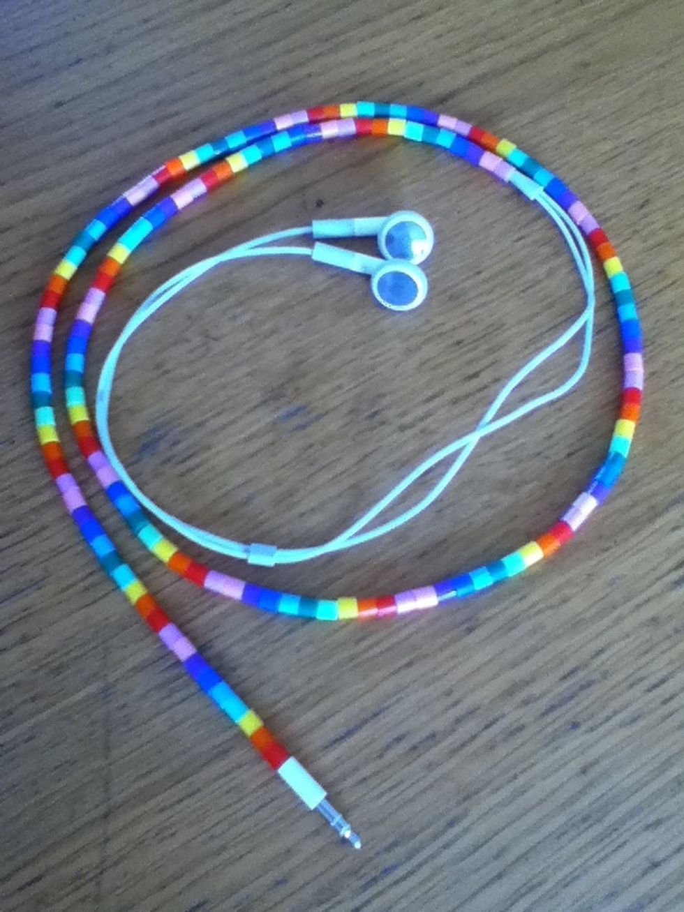 Finished! It takes a while to finish but it's worth it! This particular one includes 159 beads!