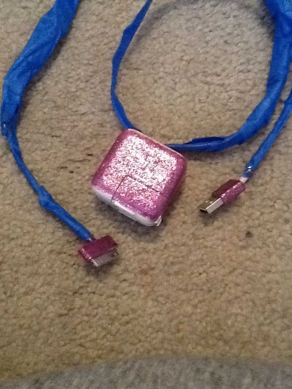 Finished. Let dry overnight