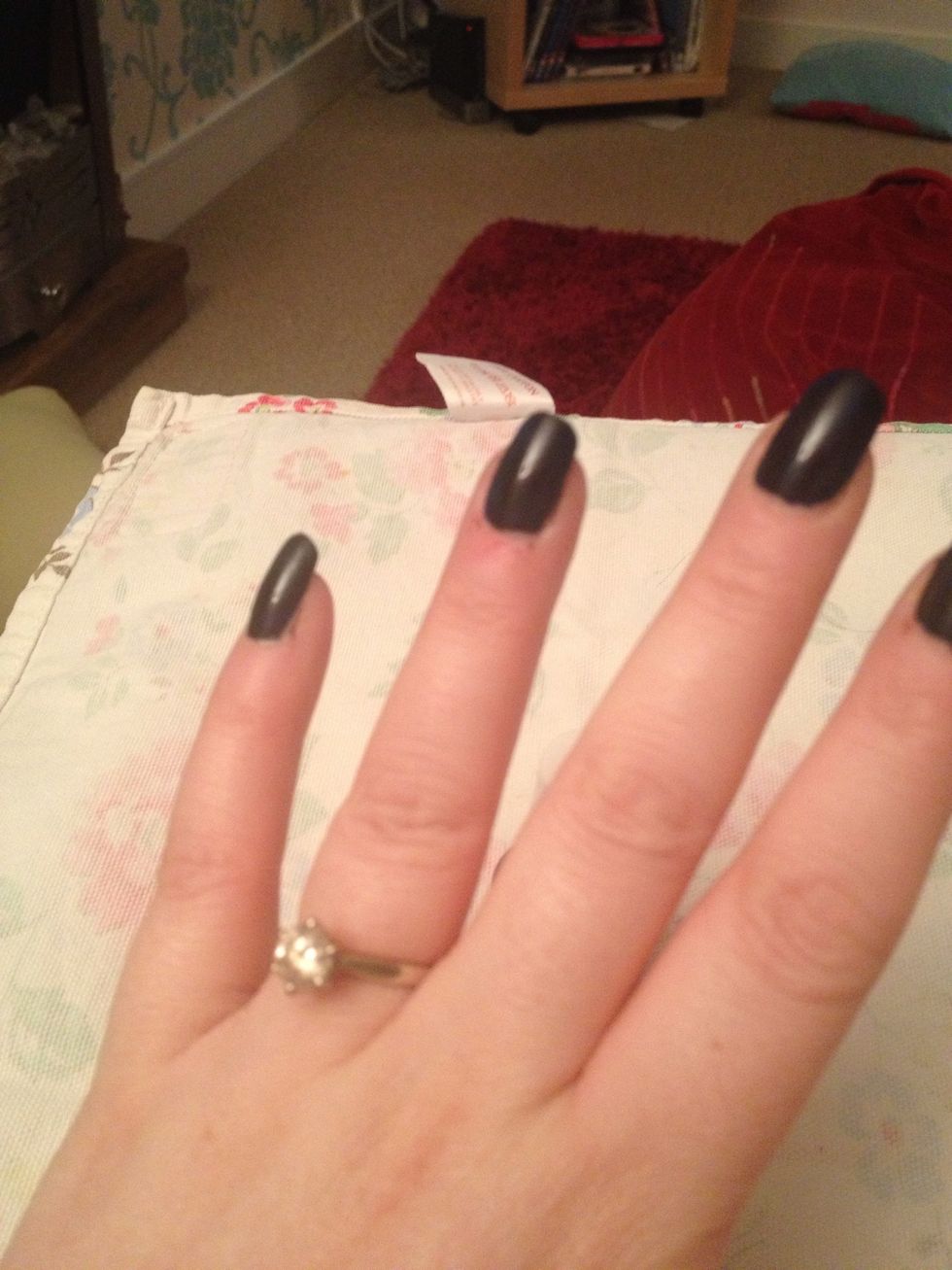 Finished nails 2 coats