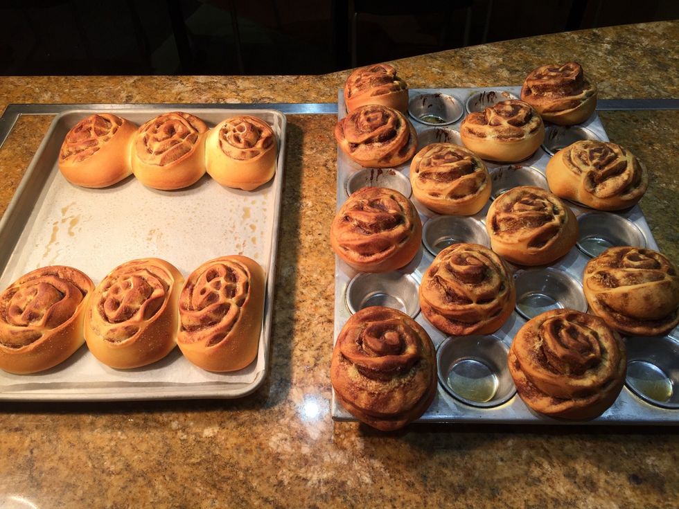 Finished product all done with a push of a button. \n