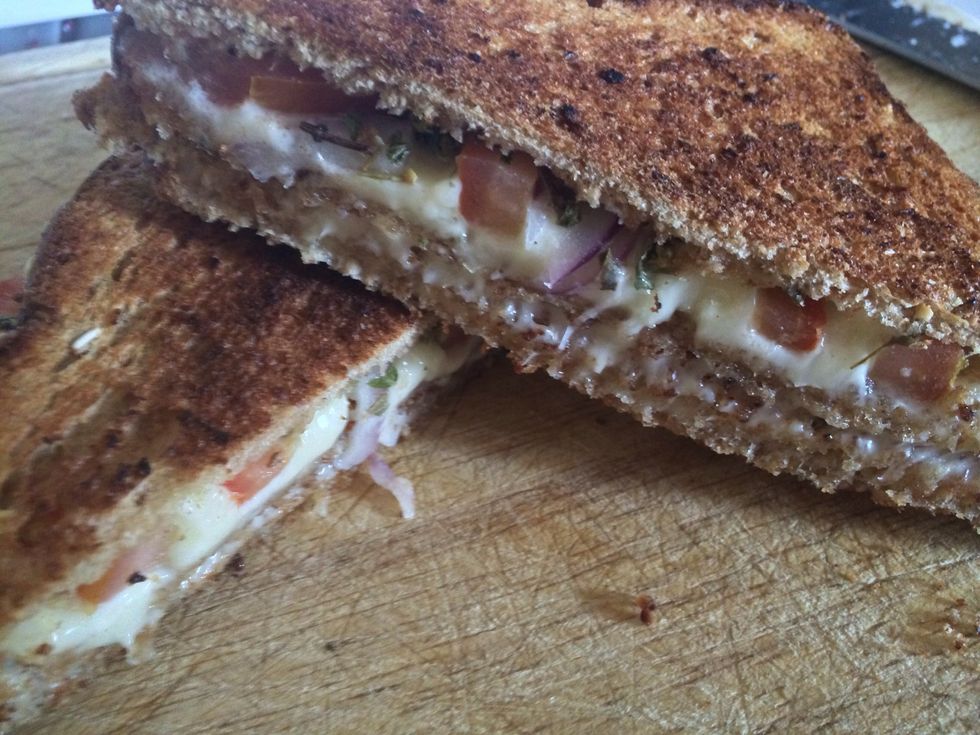 Finished product, at the end you will have four layers.