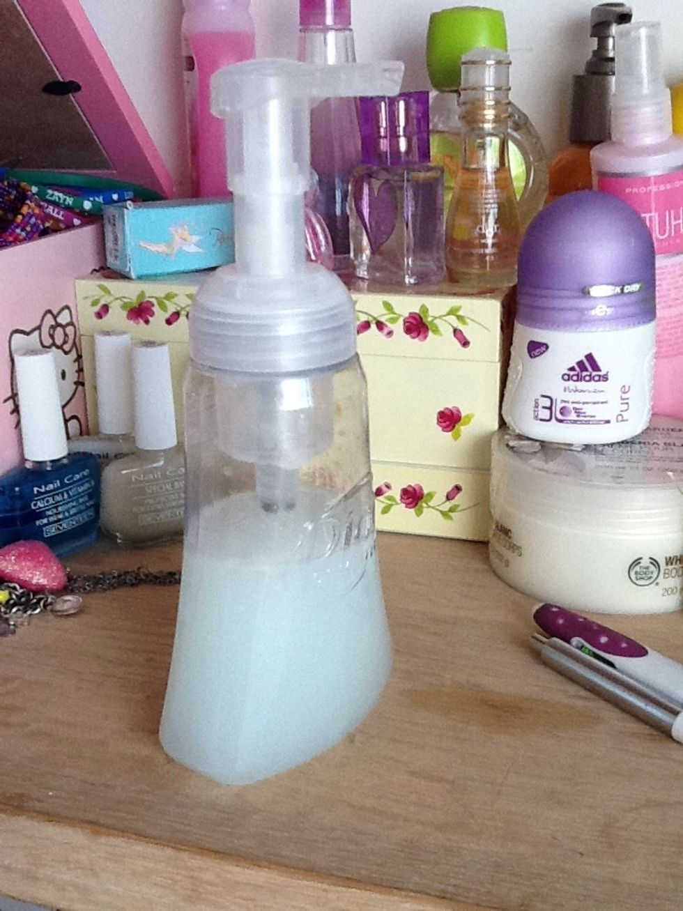 Finished product once u have applied this u will probably want to make braids in ur hair if u have hair like me my hair is sooo flat and boring UHH!!! Sleep with it if u want or just wear it as u like