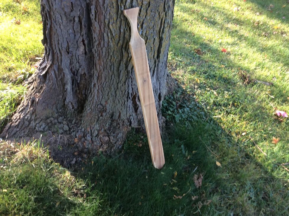 Finished Sword after sanding