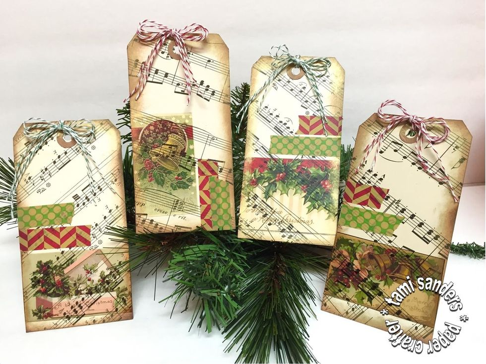 finished tags! all ready to add to your packages or holiday baked goods for gifting!