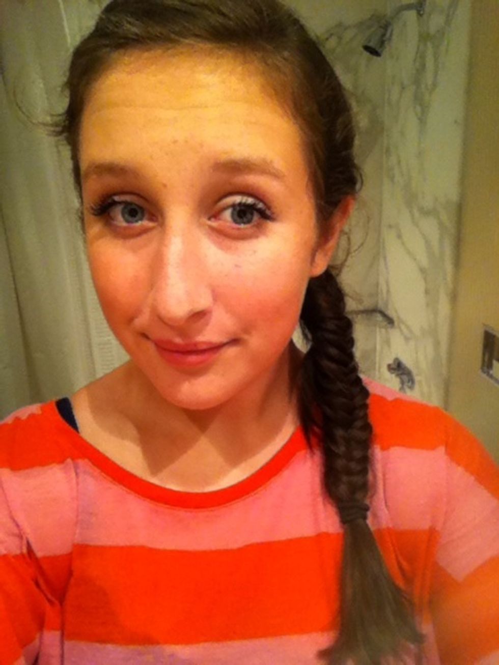 Finished with the fishtail.