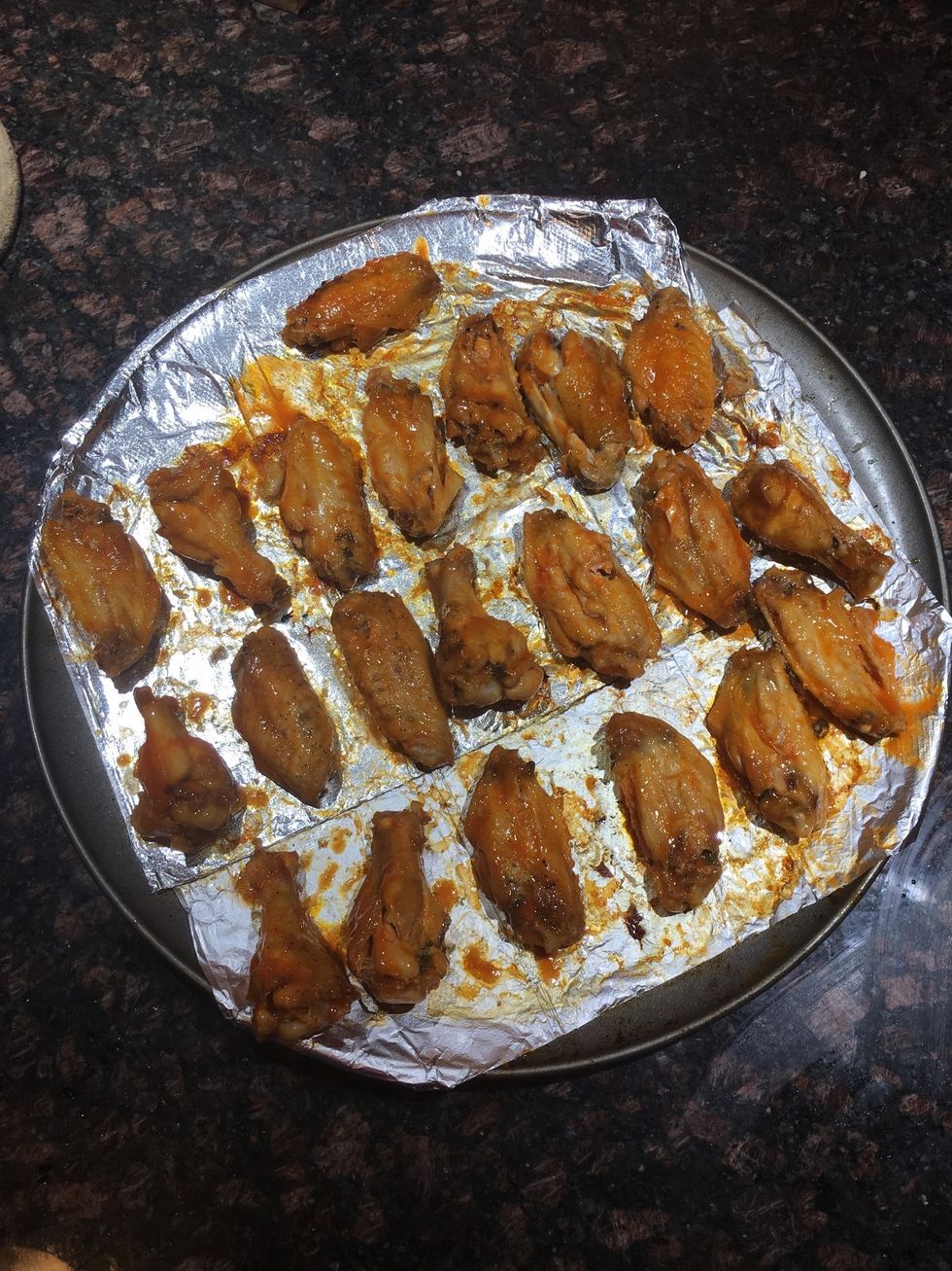 Finishing should be fully coated with all sauce and placed back into oven for 10 minutes