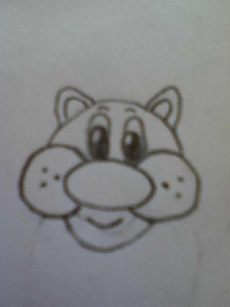 Finishing touches on face: ears and eyebrows