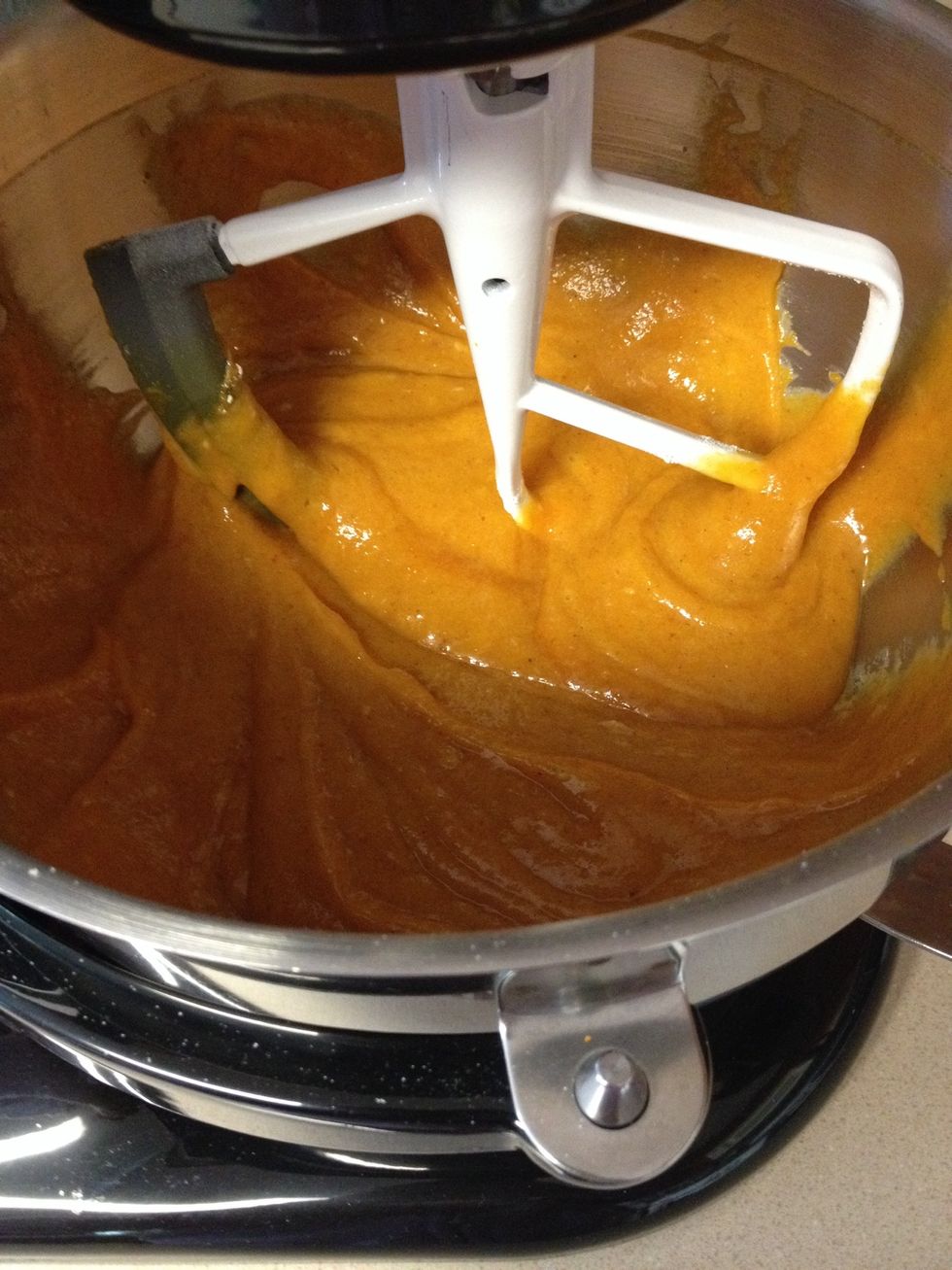 First addition has been mixed in