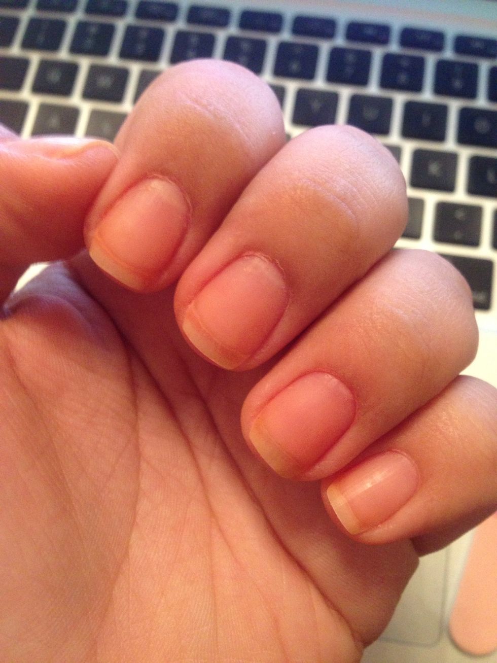 First and foremost! Clean your paws and give them a good file down. I believe that the shape of your nails can either make or break your entire manicure.