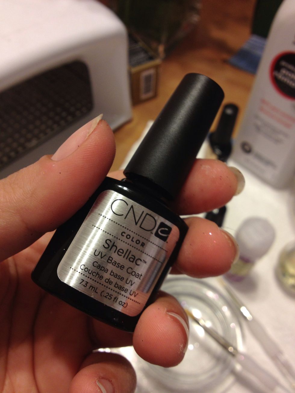 First base coat- thin layer