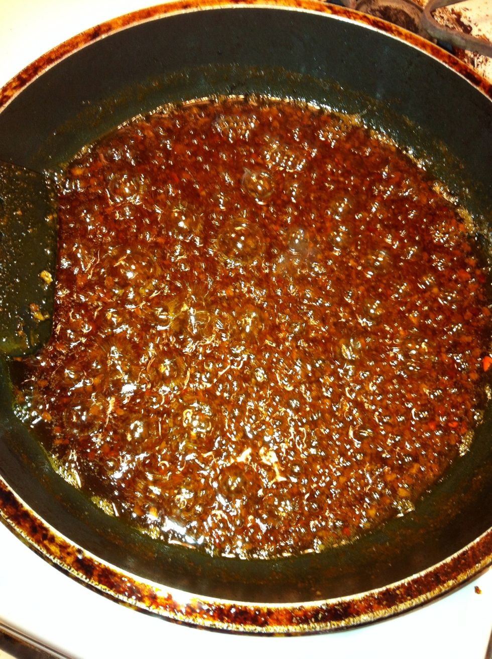 First brown your beef chorizo light brown careful not to burn it