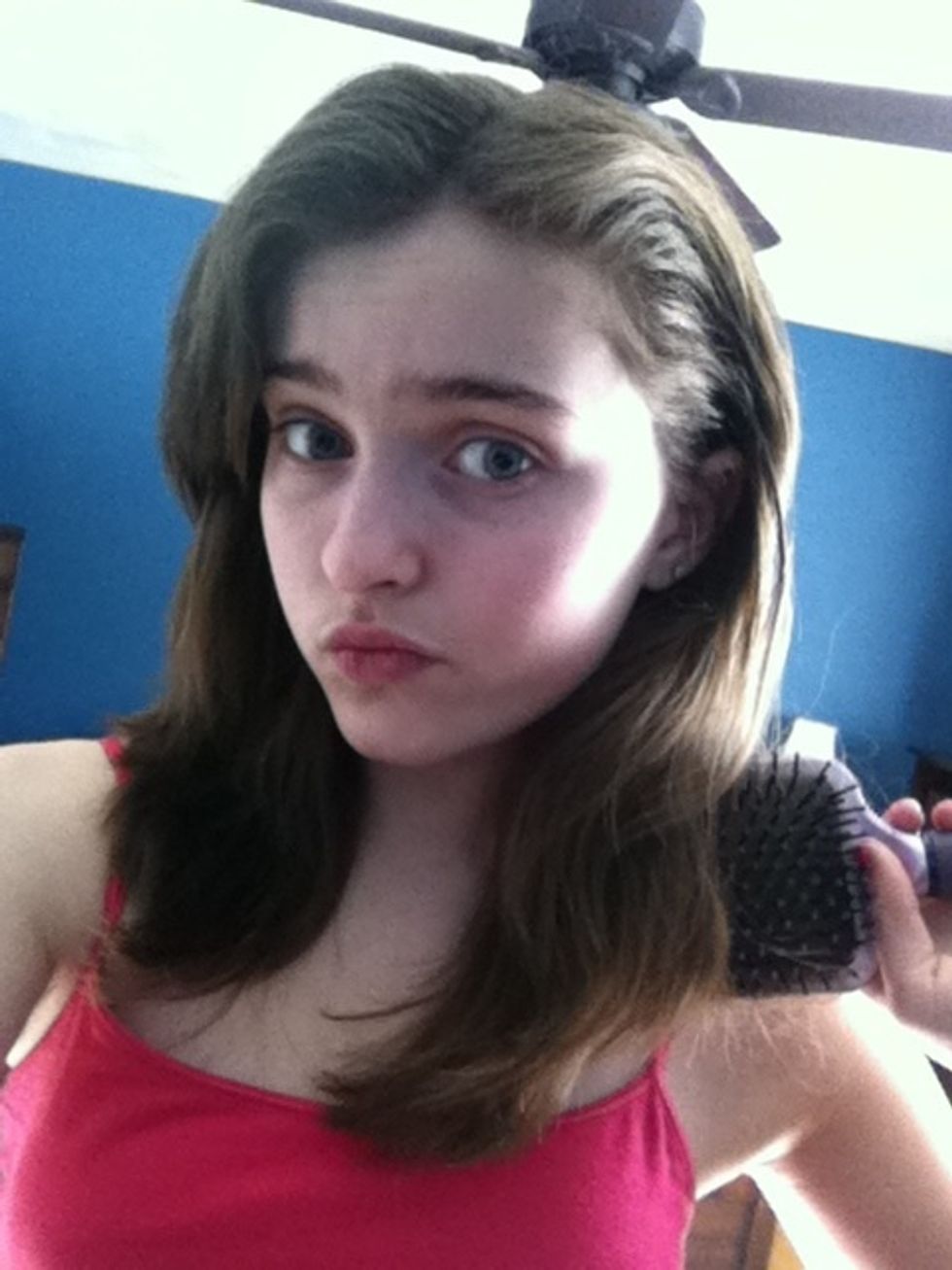 First brush out your hair. Your hair is one of your most important accessories in my opinion.