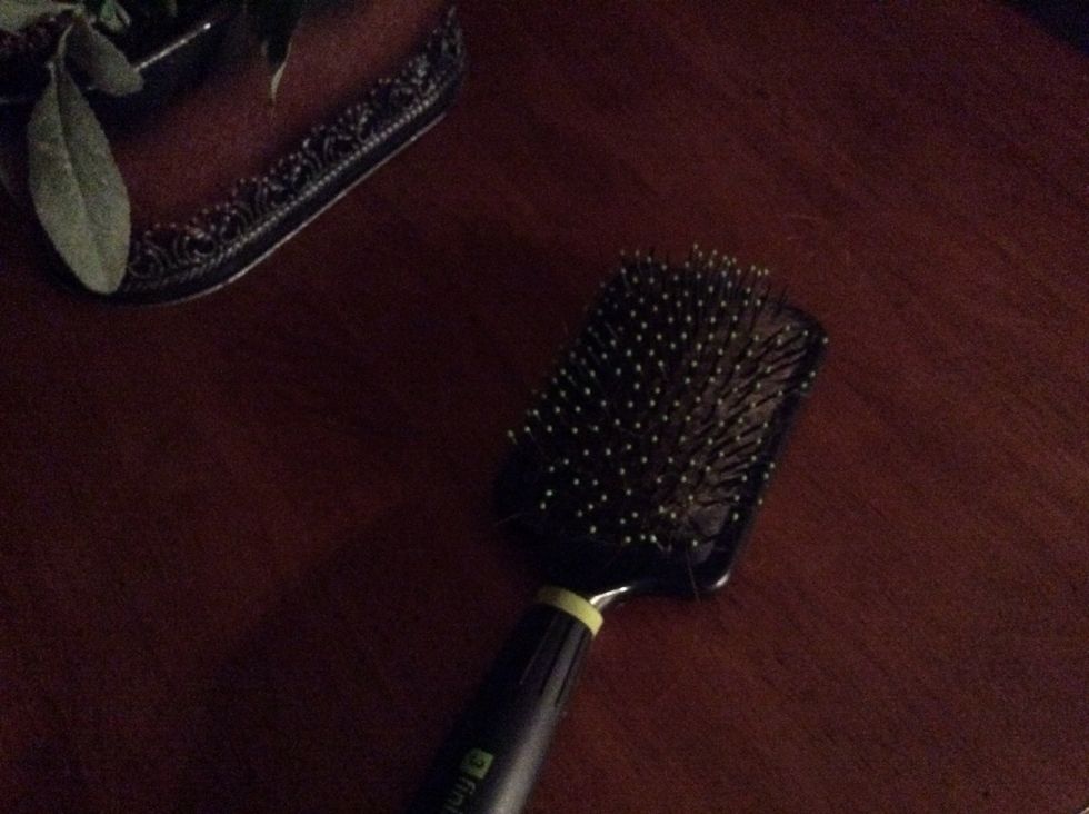 First brush your hair until smooth or knot-free\ud83d\udc86