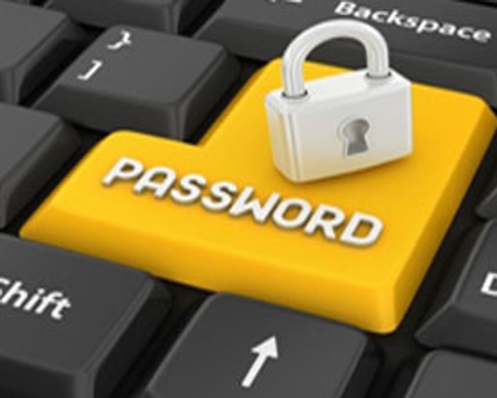First choose a password that you will remember and not forget