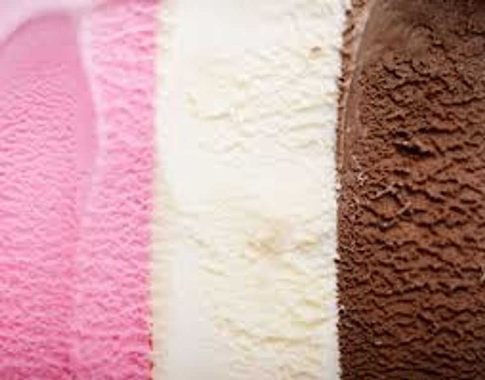 first choose any flavor of ice cream you want