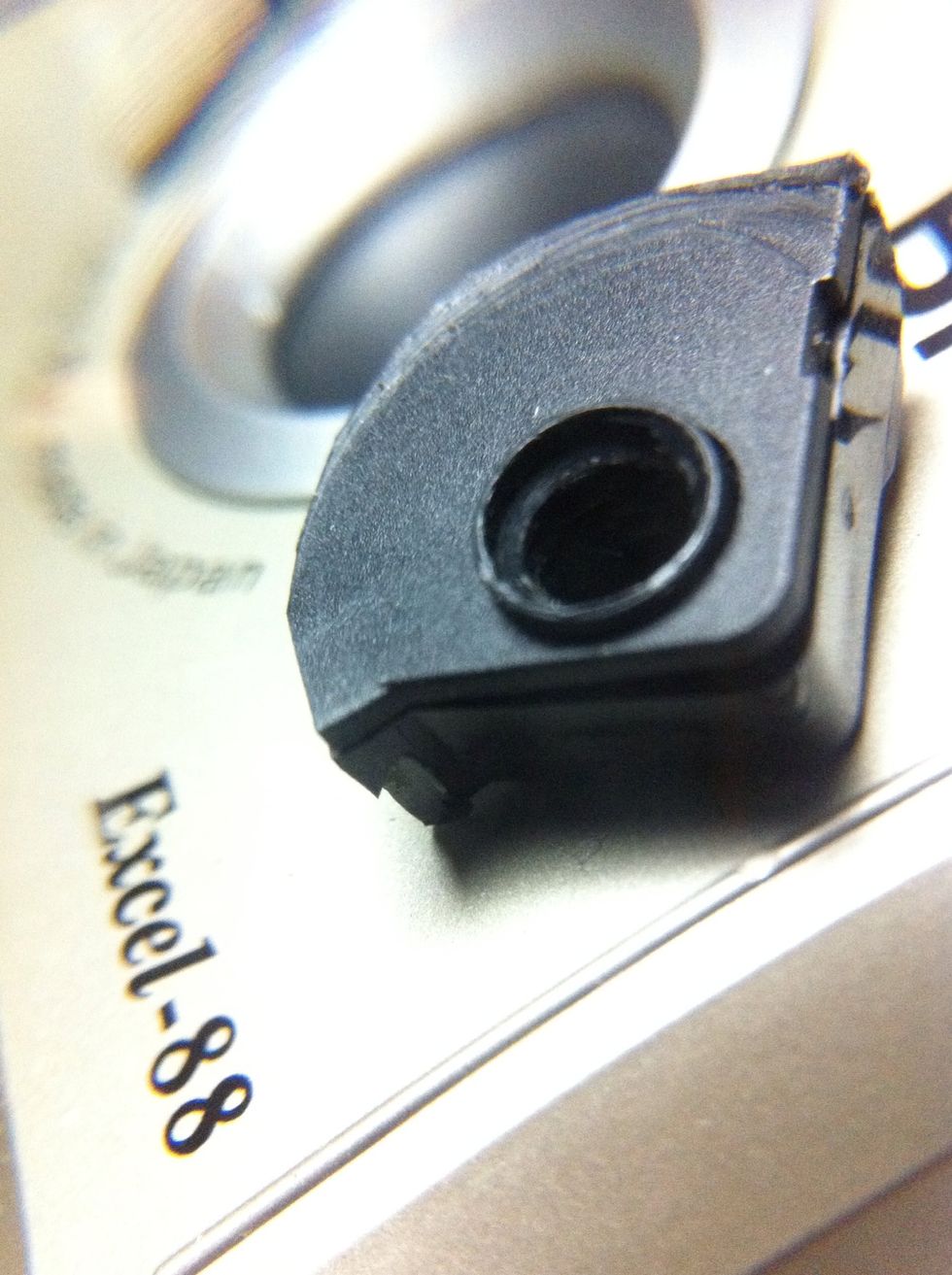 First, cut screw hole adapter from old analog camera pocket