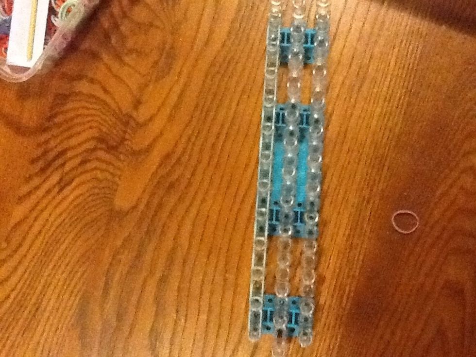 First do this all the way up the loom