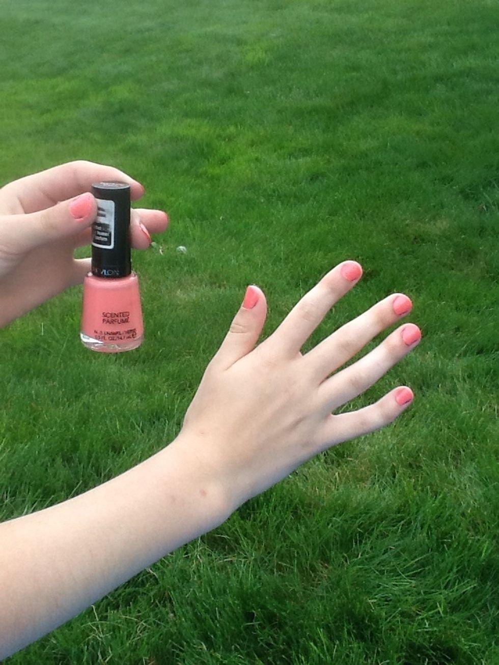 First do your base coat\ud83d\udc85