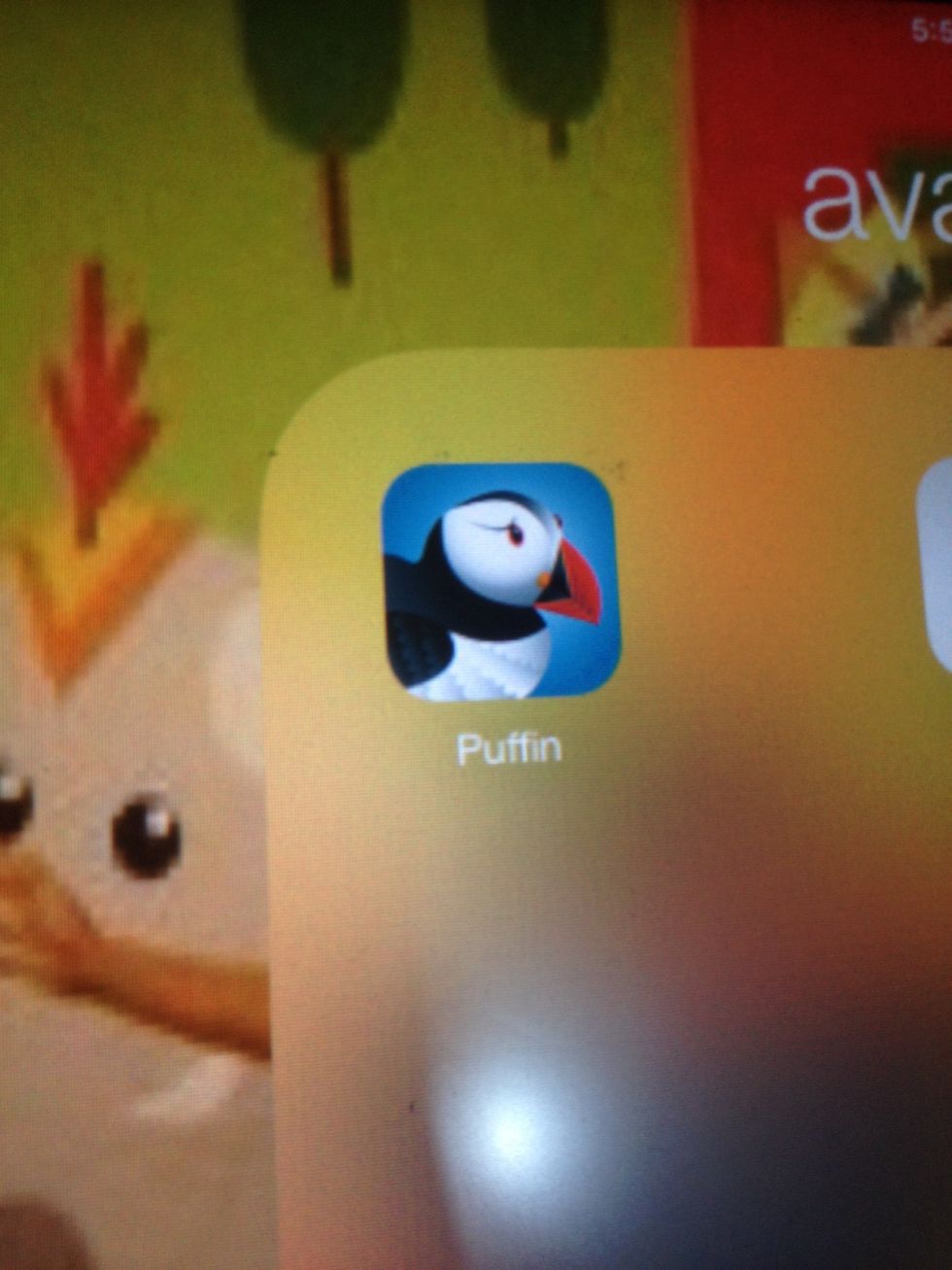 First, download or open the app "Puffin" (not the free version!). And remember, it only works on iPad! (But im not yet sure about that..)