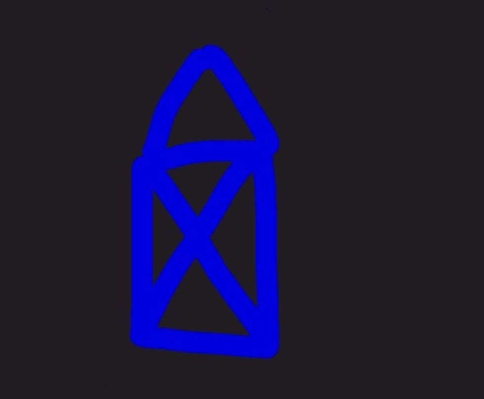 First draw a house the quickest way and ask your friend to try drawing it in one go without crossing lines or taking the pen off the paper. Give them a few attempts! Tell them it IS possible!