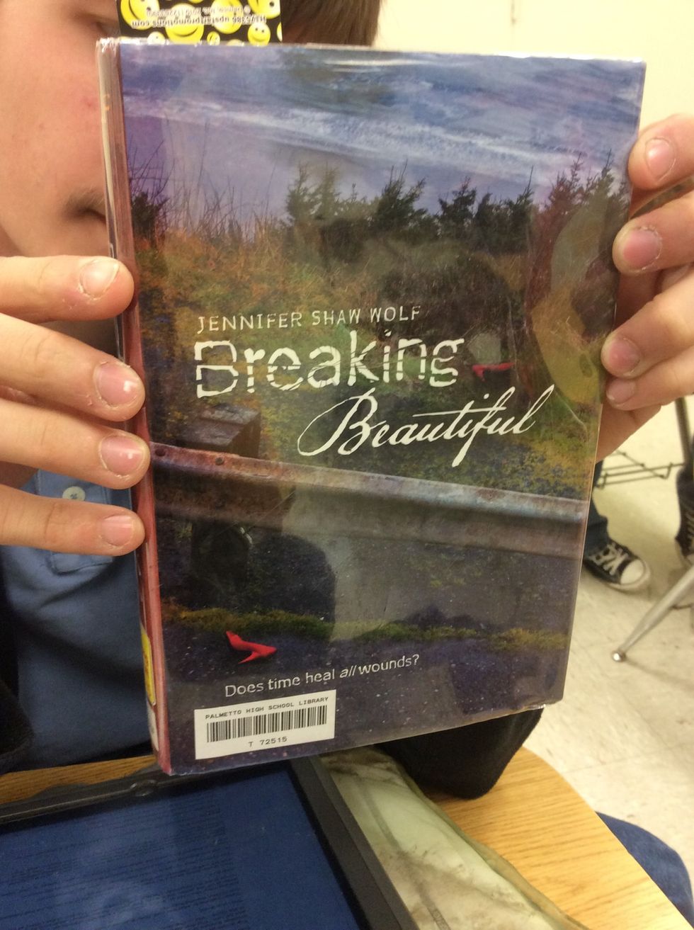 First find a book you think you will like, a friend recommended, or find a subject that interests you.thank you to my dear friend Richard for holding the book and taking the picture.