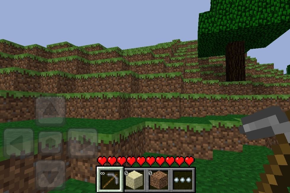 First find a hill side like so