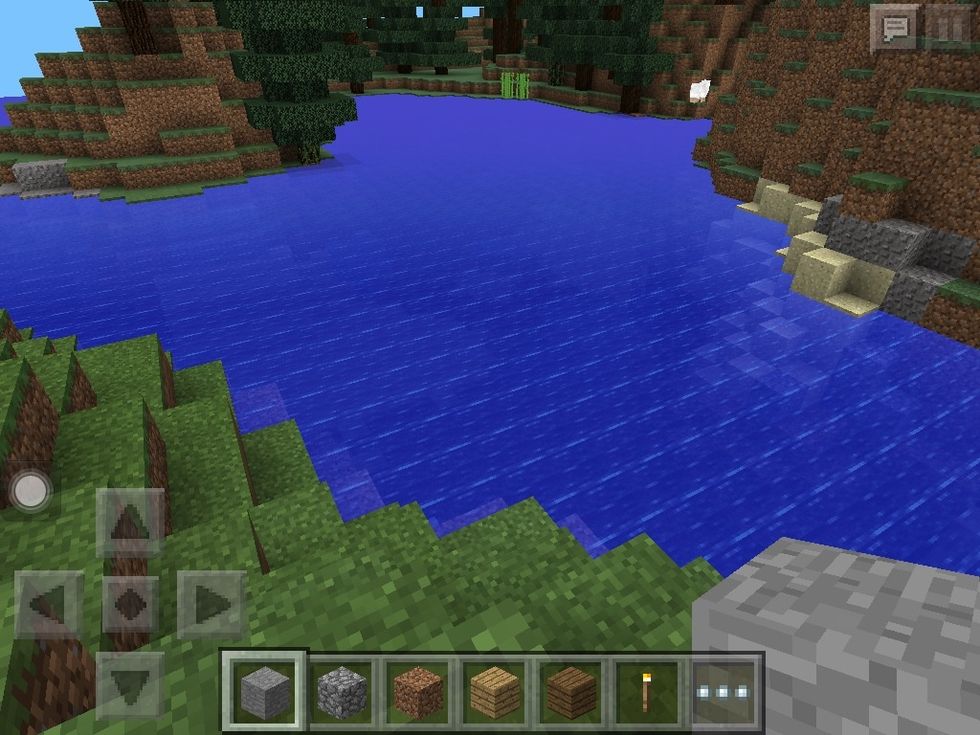 First find a open WATER space