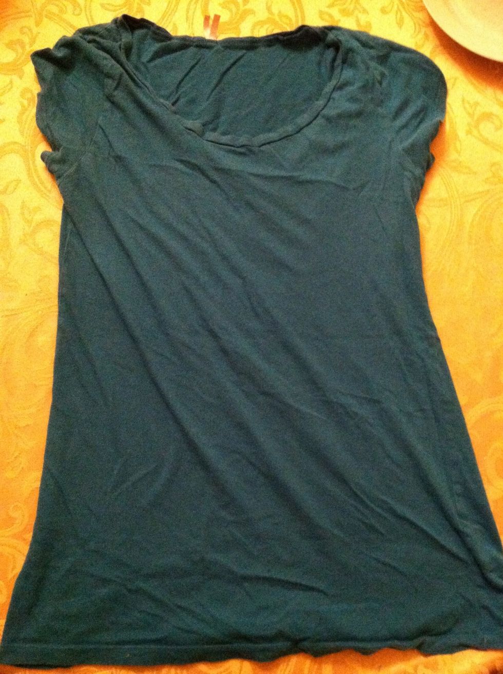 First find an old T-shirt you don't wear any more.