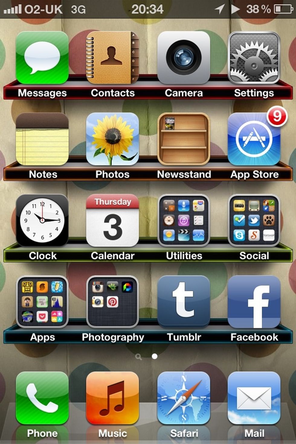 First, find Settings on your device (mine is in the top right hand corner).