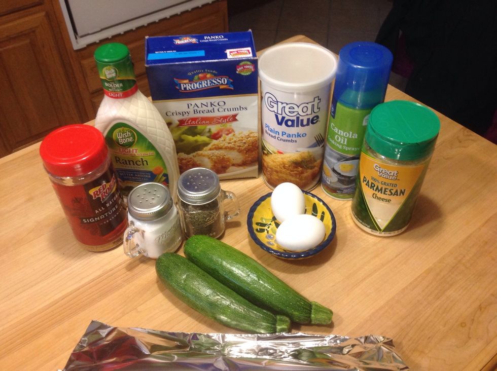 First, gather all the supplies and ingredients needed.