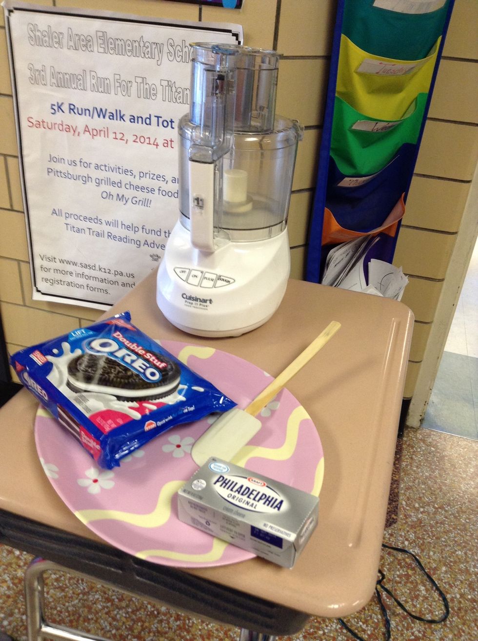 First, gather materials.