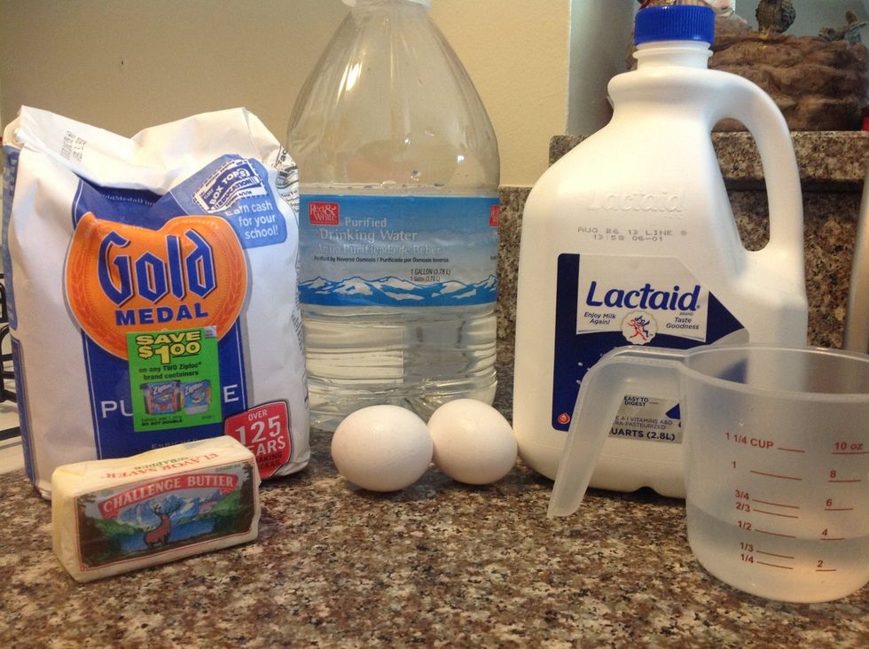 First gather your ingredients.